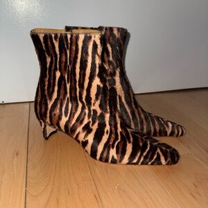 Staud Wally Ankle Boot in Leopard Print
